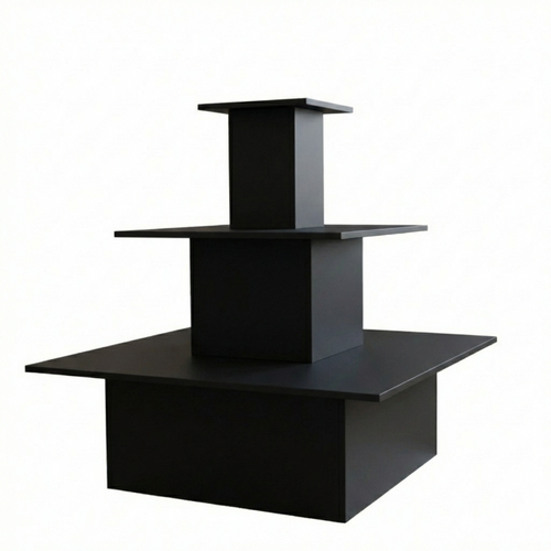 3 Shelf Display Island - Square - Aura Range