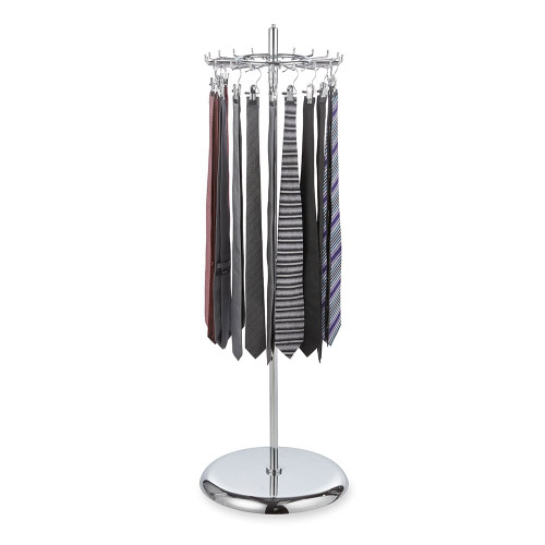 Chrome Revolving Tie And Belt Rail