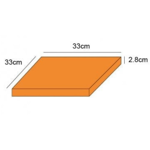 Oak Cube Shelving Display Unit - 1 x 1