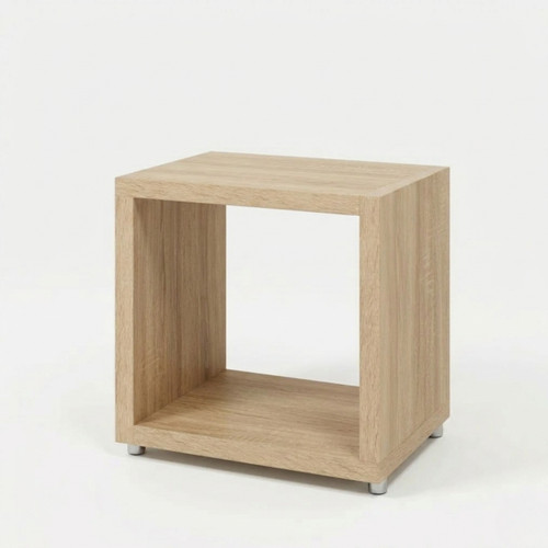 Oak Cube Shelving Display Unit - 1 x 1