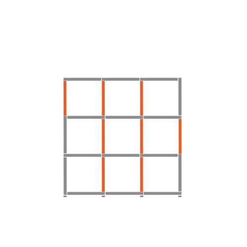 Cube Bookcase & Storage Unit - 3 x 3