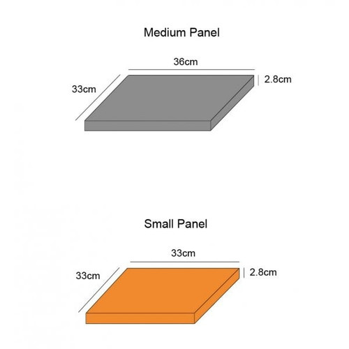 Cube Stepped Shelving Display & Storage - 3 x 3
