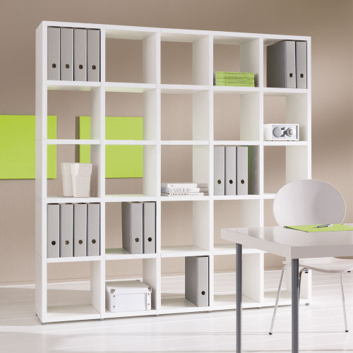 Cube Shelving Display & Storage Unit - 5 High x 5 Wide