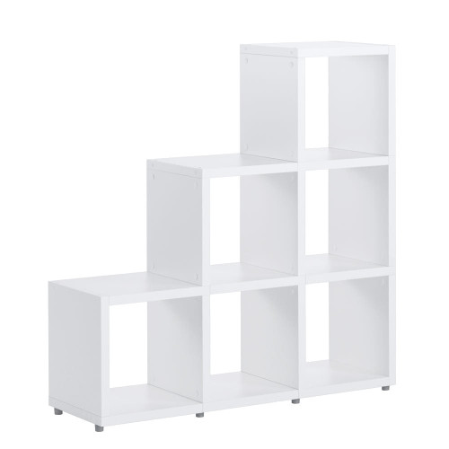 Cube Shelving Display & Storage Unit - Stacked 5, 4, 3, 2, 1