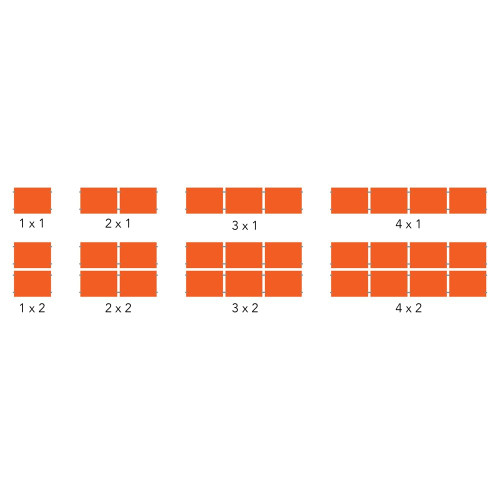 Chrome Wall-Mounted Cable Display Kit - A2 Landscape