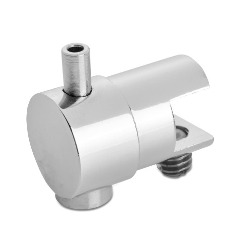 Chrome Ceiling-to-Floor Cable Shelving Kit - 4 x Shelves