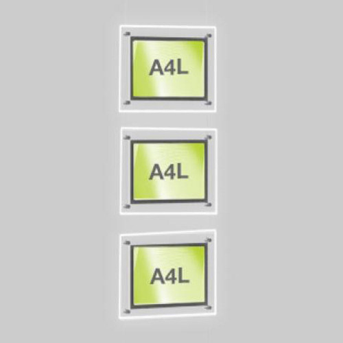 Accent Bevelled Edge LED Light Panel Cable Kit - A4 Landscape