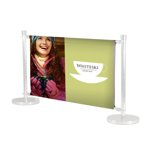 PVC Deluxe Screen for  Cafe Barriers - Single Sided Graphics