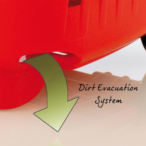 Black Plastic Shopping Basket With Wheels And Telescopic Handle - 34L