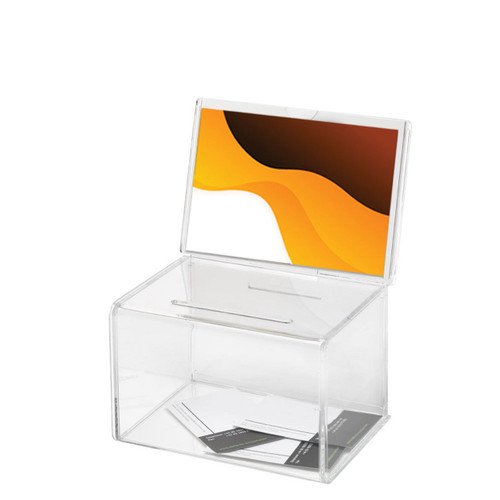 Clear Acrylic Suggestion Box With Small Insert
