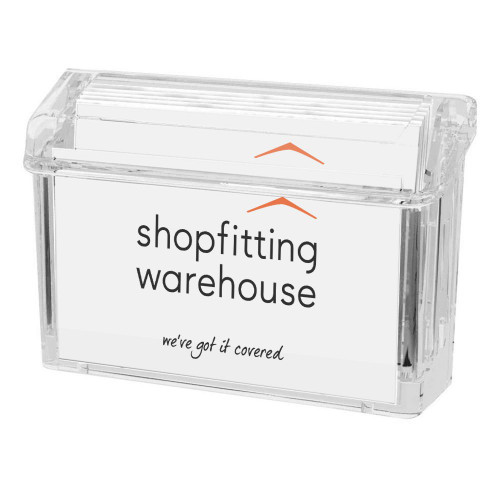 Outdoor Business Card Holder With Adhesive Mount