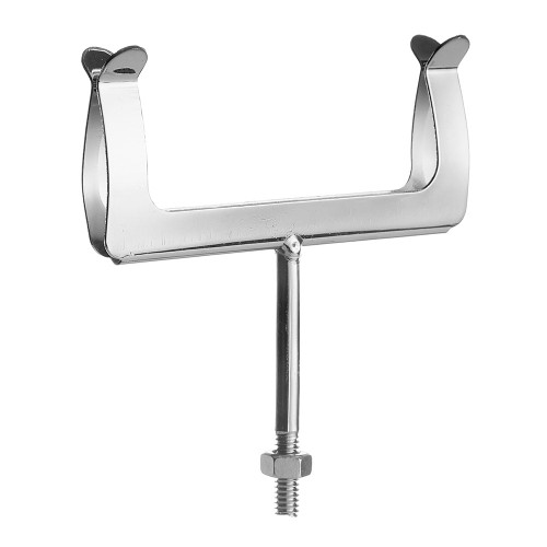 Chrome Screw-In Card Holder For Clothes Rails