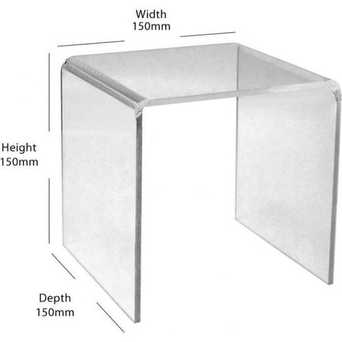 Clear Acrylic Display Bridge - H150 x W150 x D150mm