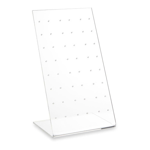 Clear Acrylic Earring Display Stand for 24 Pairs H220 x W120 x 90mm