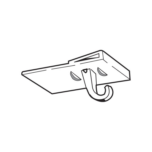 Pack of 50 White Clip-on Ceiling Hook Pack of 50 White Clip-on Ceiling Hook