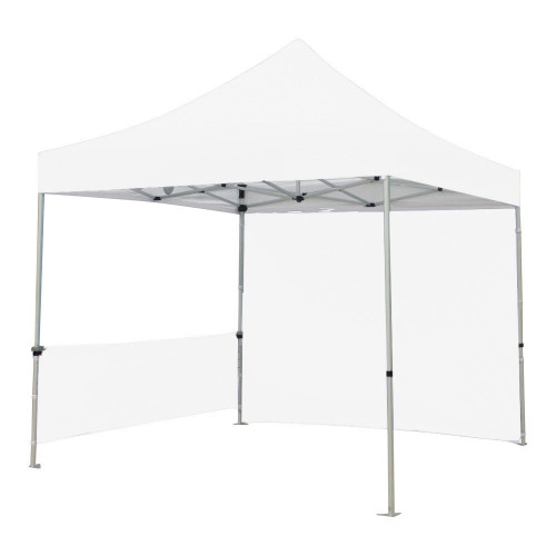 White Half Wall Kit - Includes Half Valance, Half-Valance Mounting Bar