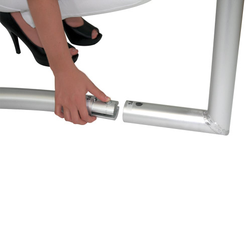 Curved Fabric Exhibition Stand - With Single-Sided Graphics