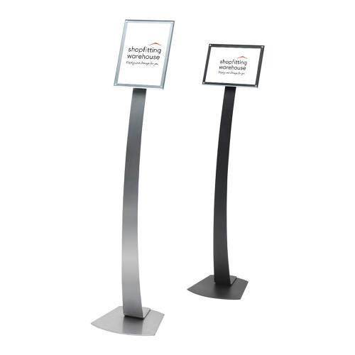A4 Contemporary Floor-Standing Sign Holder - H1457 x W335 x D303mm