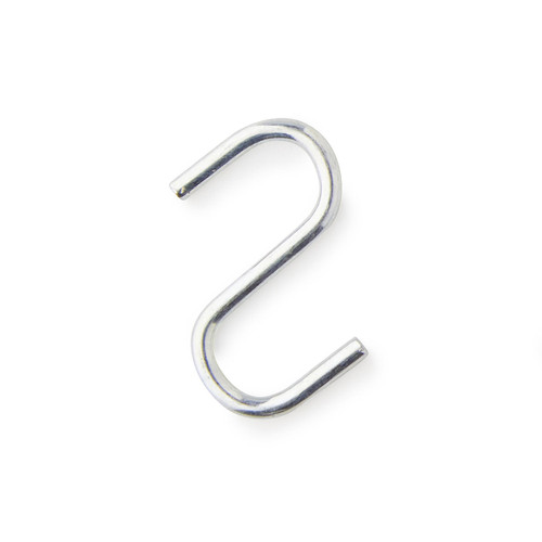 Pack of 100 x Small Silver S-Hooks