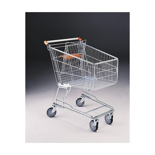 Metal Supermarket Trolley - 140 Litres Capacity