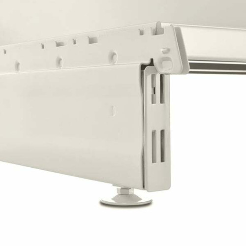 Jura White Retail Shelving 90 Deg. Wall Corner Unit - 5 x 370mm Shelves - H2100mm