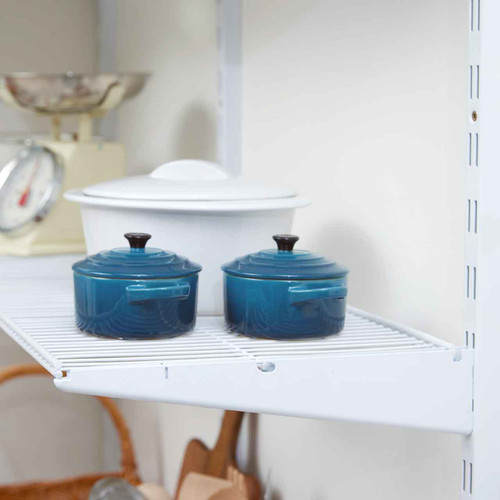 White Wire Shelf for Flexx Shelving Systems