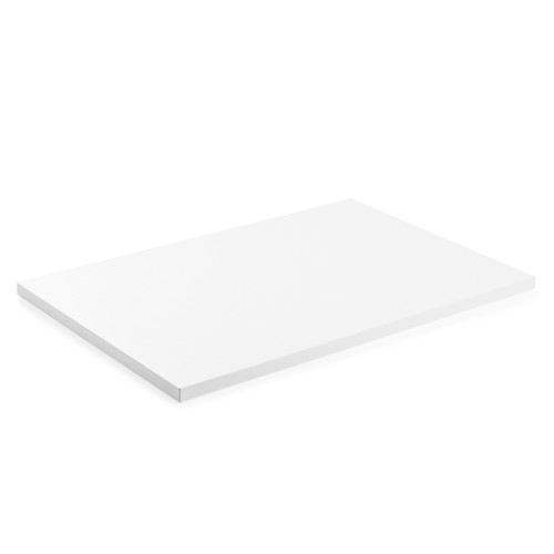 White Wooden Shelf for Flexx Shelving Systems