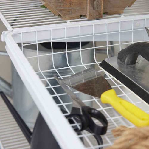 Shallow Wire Basket for Flexx Shelving System