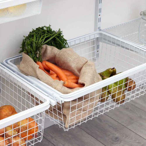 Deep Wire Basket for Flexx Shelving System