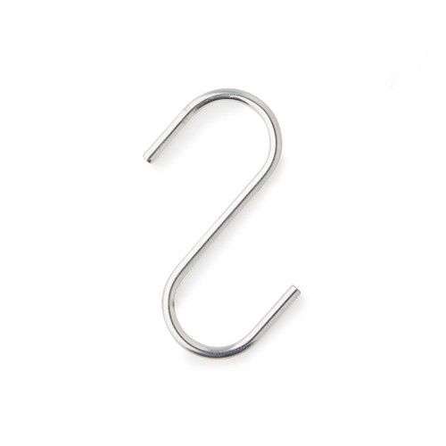 Pack of 100 x Medium Silver S-Hooks