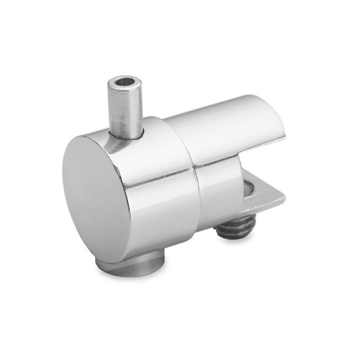 Satin Single Swivel Clip for Panels or Shelves - 10mm Capacity