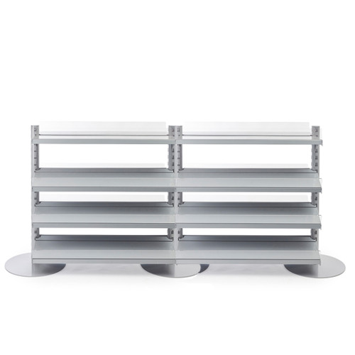 Single Sided In-Queue Merchandising Bay and Shelves -W1000mm each bay