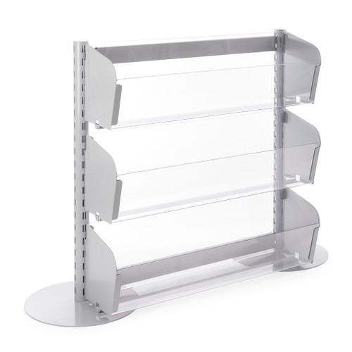 Single Sided In-Queue Merchandising Bin Bays -W1000mm each bay