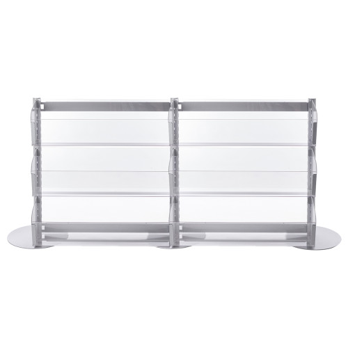Single Sided In-Queue Merchandising Bin Bays -W1000mm each bay