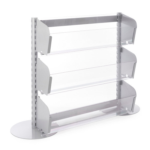 Single Sided In-Queue Merchandising Bin Bays -W1250mm each bay