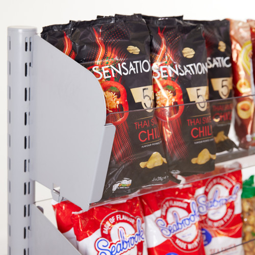 3 x Double Sided In-Queue Merchandising Bay with Shelves and Bins