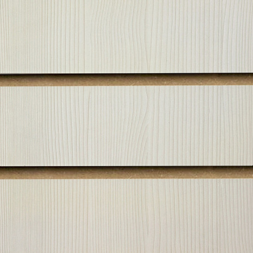 Pack of 40 x Pino White Slatwall Panels Half Size - 100mm Centres - 18mm MDF