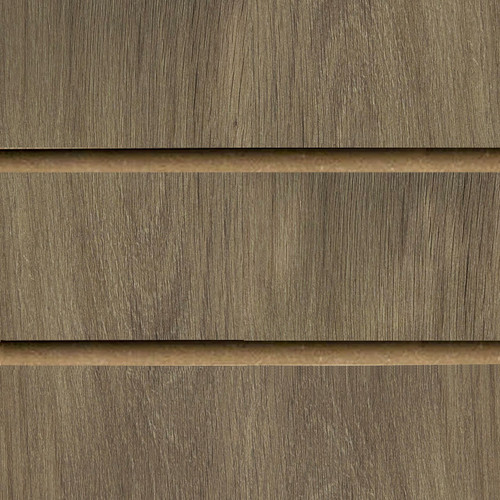 Denver Oak Slatwall Panel - 100mm Centres - 18mm MDF