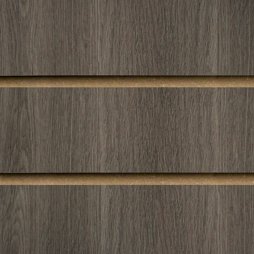 Eternity Oak Slatwall Panel - 100mm Centres - 18mm MDF