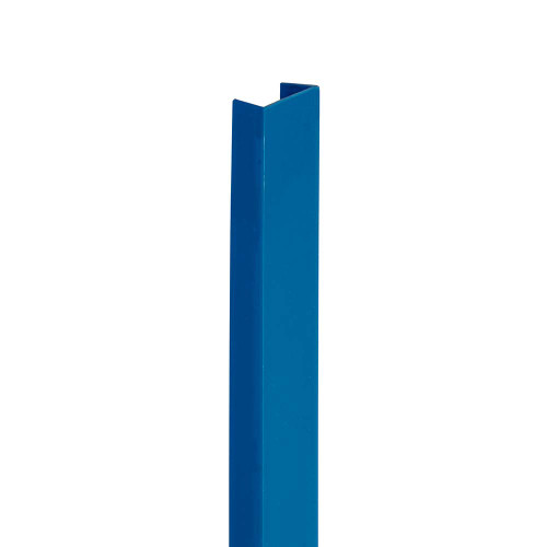 Pair of Blue End Cap for Slatwall Panels 1.2m
