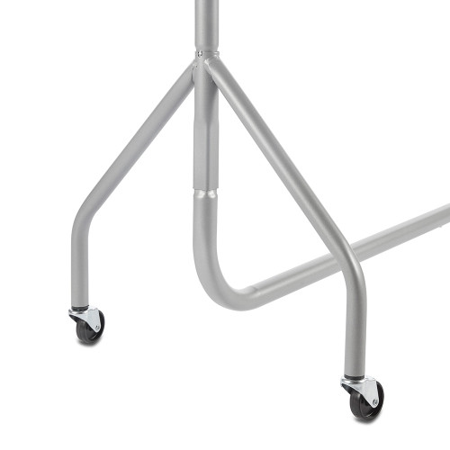 5 x Silver Heavy-Duty Clothes Rails
