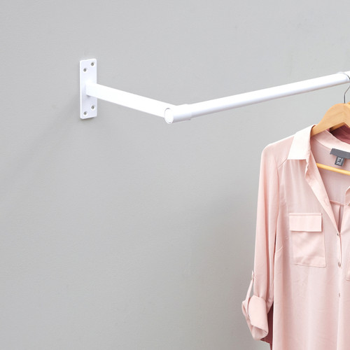 White Plug-in End for 25mm Dia. Tube Rail