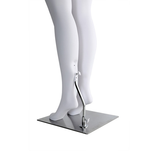 Curve Plus Sized Mannequin  - Female - Gloss White
