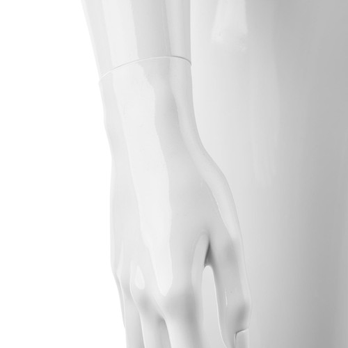 Curve Plus Sized Mannequin  - Female - Gloss White