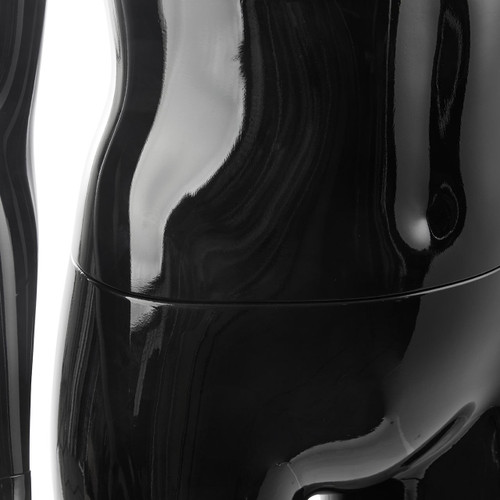 Curve Plus Sized Mannequin  - Female - Gloss Black Curve Plus Sized Mannequin  - Female - Gloss Black