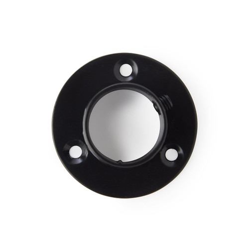 2m Alcove Black Hanging Clothes Rail with 1 Support Arm