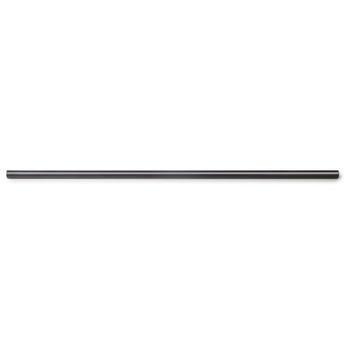 2m Heavy Duty Alcove Black Hanging Clothes Rail with 1 Support Arms