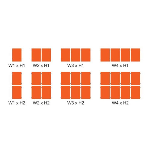 Satin Ceiling-to-Floor Cable Display Kit - A2 Portrait