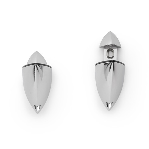 Eternity Oak Wall Shelf With Chrome Clips