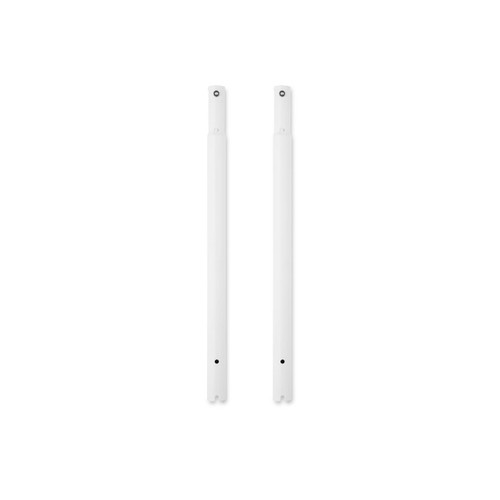 12inch White Height Extensions For 5ft & 6ft Heavy-Duty Clothes Rail